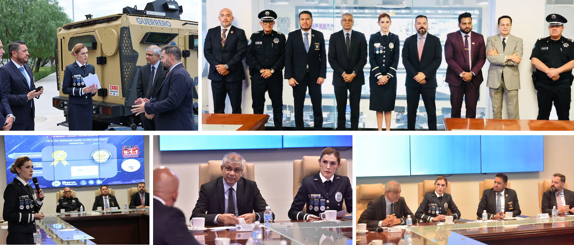 Ambassador Pankaj Sharma visited the state-of-the-art C5 Security Centre in Aguascalientes today 27.08.2025