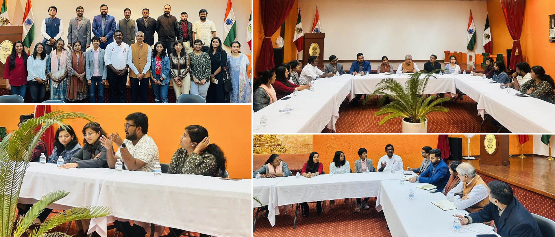 Interaction with Indian students in Mexico at the Indian Embassy 16.01.2025