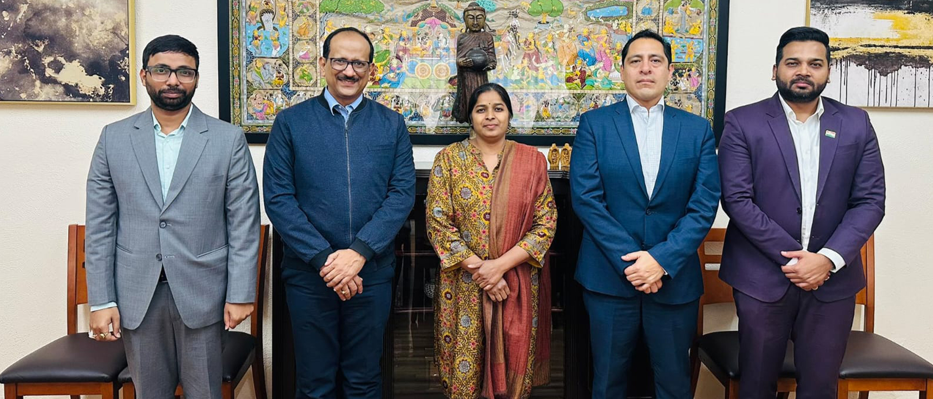 Meeting of Embassy Officials with Representatives of Infosys Mexico 20.02.2025