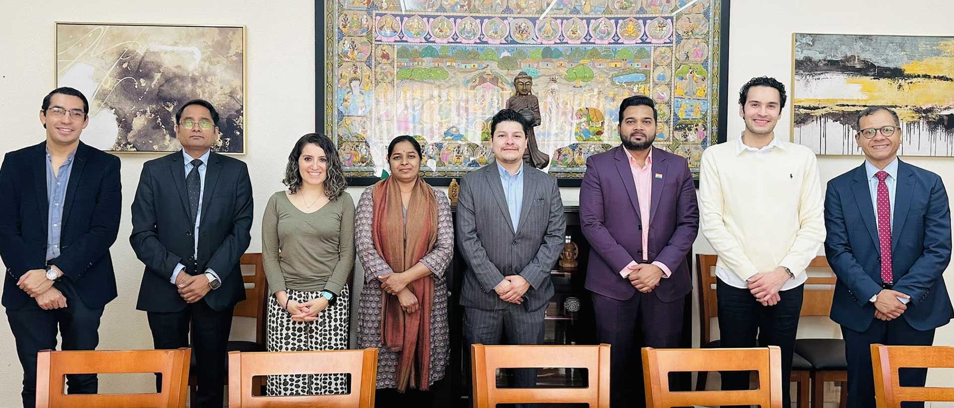 Meeting of Embassy Officials with Mr. Emilio Gonz??lez, Subdirector of Investments for the State of Mexico alongwith IndMex Council 05.03.2025