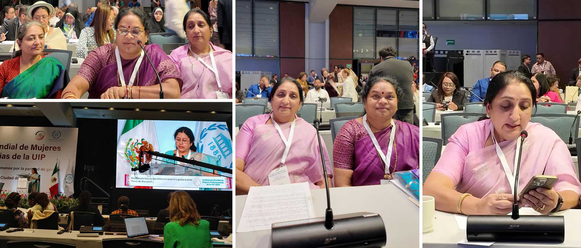 Hon'ble Parliamentarians of India participated in Inter-Parliamentary Union Global Conference of Women Parliamentarians in Mexico City 15.03.2025