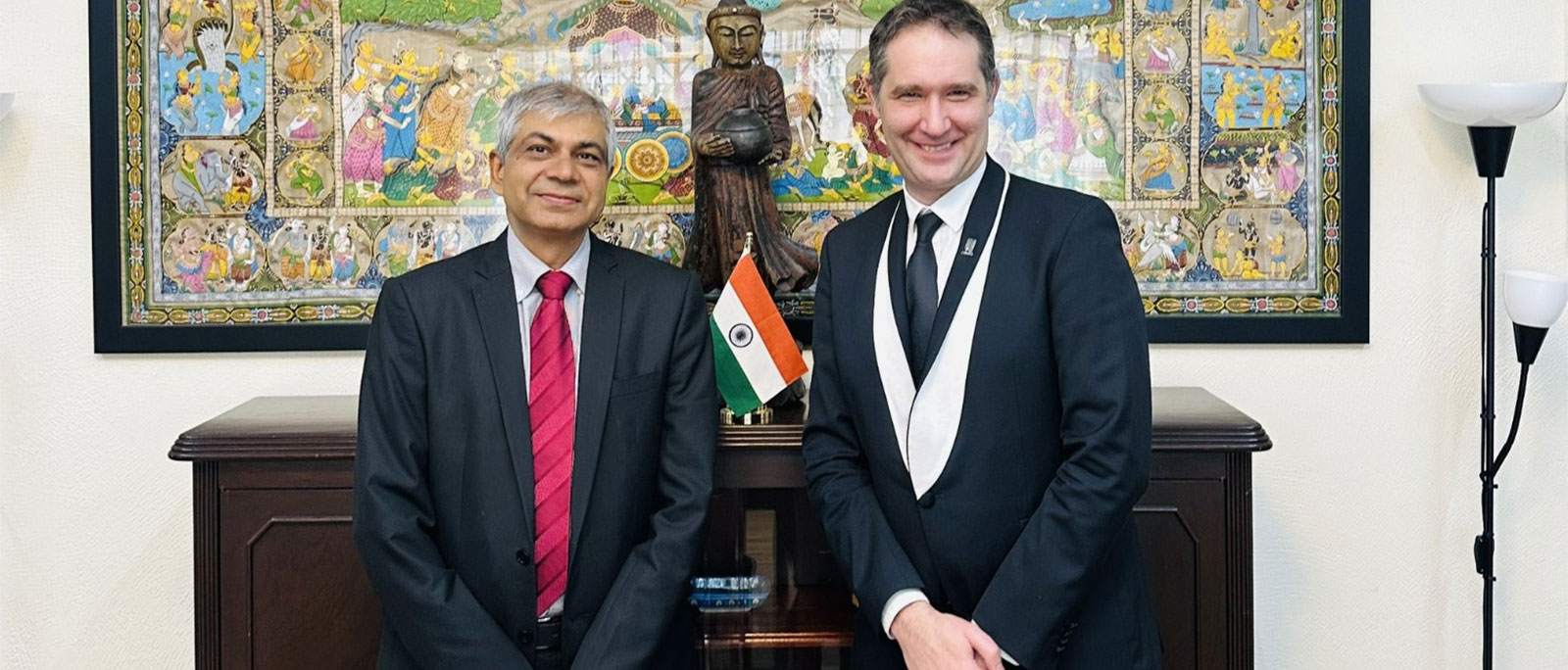 Engaging conversation with Dr. Bram Govaerts, DG CIMMYT on India-Mexico cooperation in agriculture and food security 11.07.2025