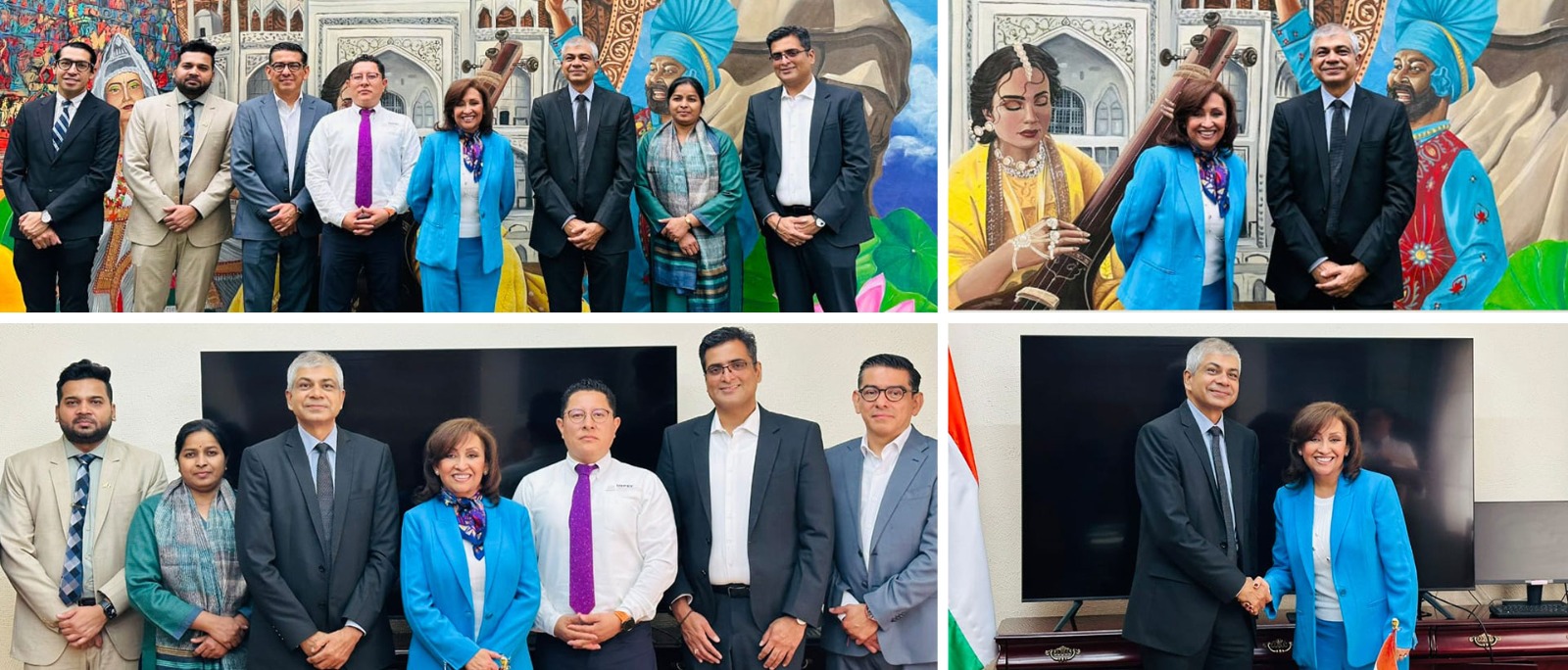 Honorable Governor of Tlaxcala, H.E. Ms. Lorena &nbsp;Cisneros in Embassy for a Meeting with the Ambassador 26.05.2025