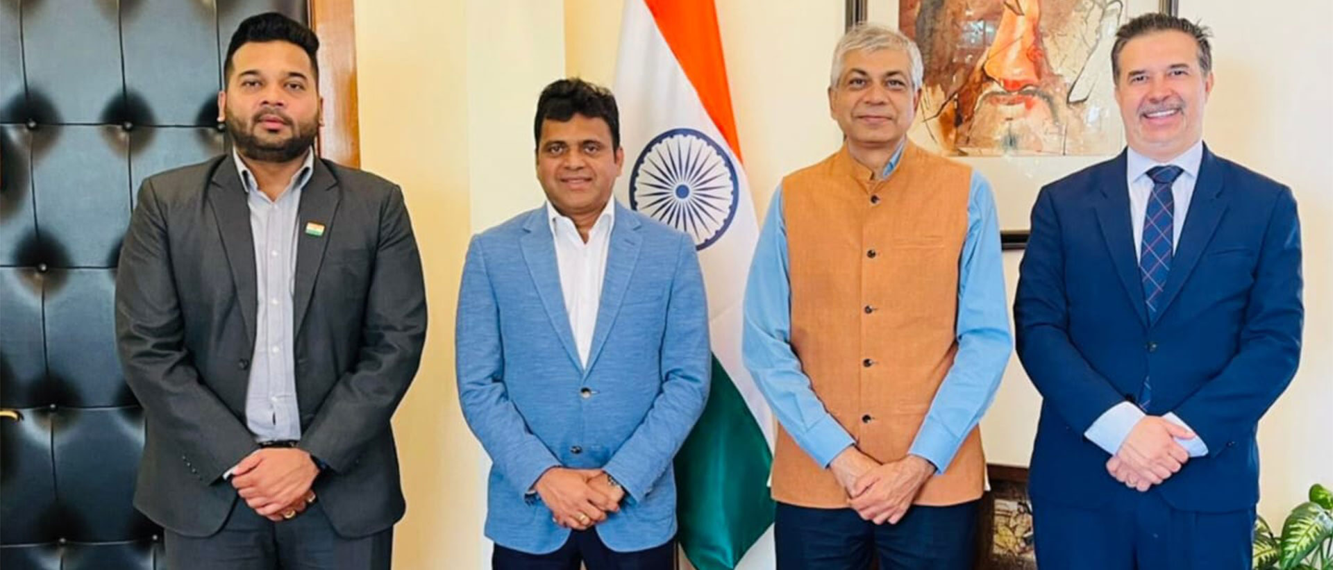 Meeting with Mr. Jyoti Ranjan Rout, President, and Mr. Luis de Ovando, Vice President of &nbsp;IndMex Council 01.09.2025
