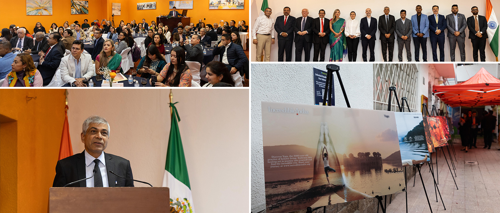 &nbsp;Organised Indian Tourism promotion event, 'Namaste India' at the Embassy 31.07.2025