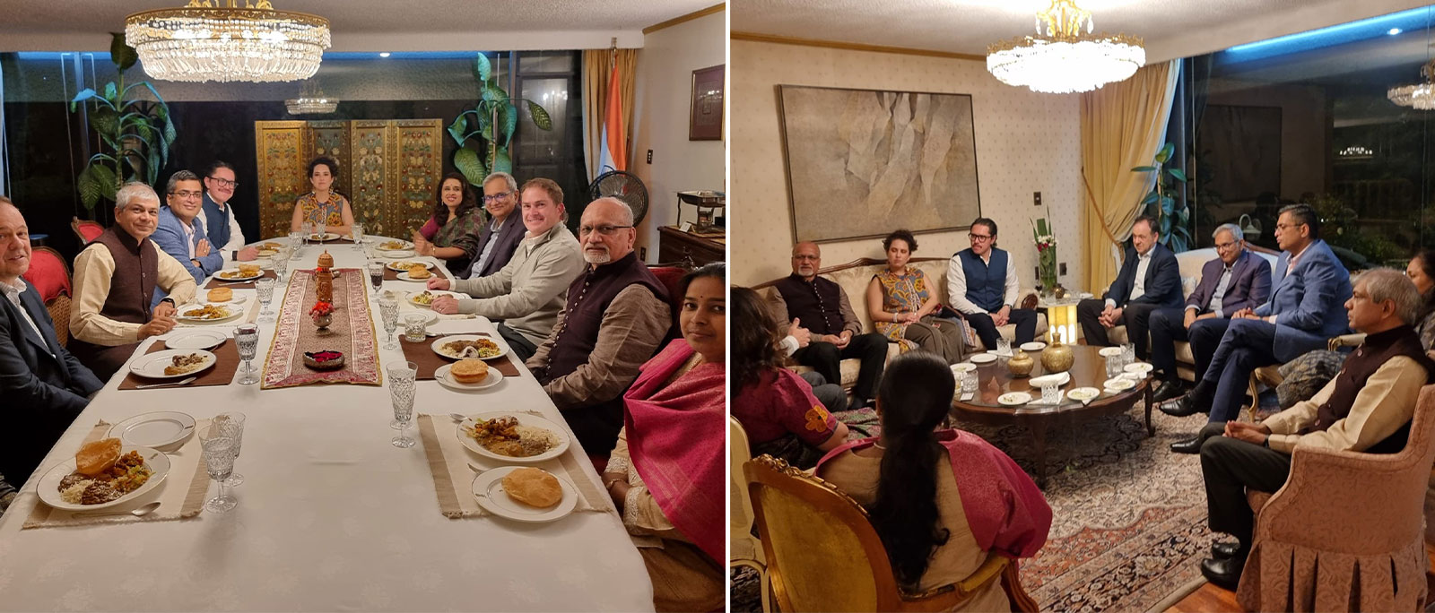 Hosted Mr. Ajay Kela, CEO of Wadhwani Foundation in presence of HE Mr. Javier Lopez Casarin, Hon'ble Mayor of Alvaro Obregon at India House 30.06.2025
