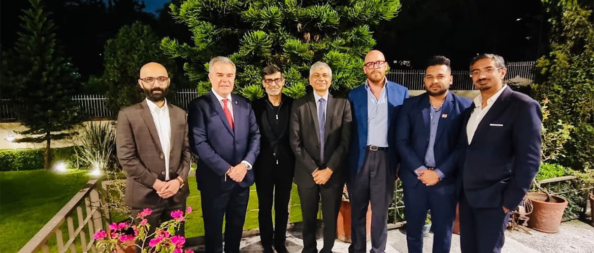 Hosted dinner for Dr. Samir Saran, President ORF and other distinguished guests from Mexico's political, academic and business fields 29.07.2025