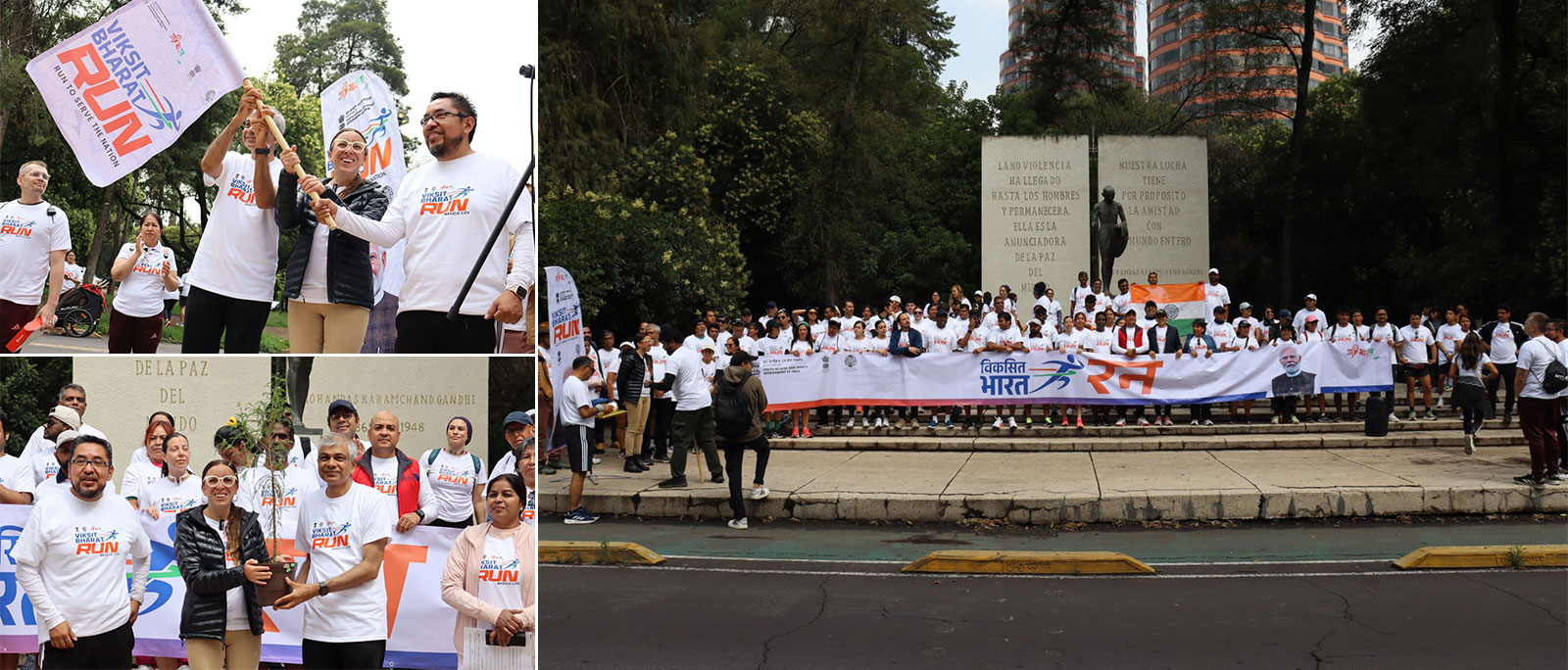 Participated in Viksit Bharat Run 2025 along with H.E. Ms. Julia Alvarez Icaza Ramirez, Hon'ble Minister of Environment of Mexico City 28.09.2025