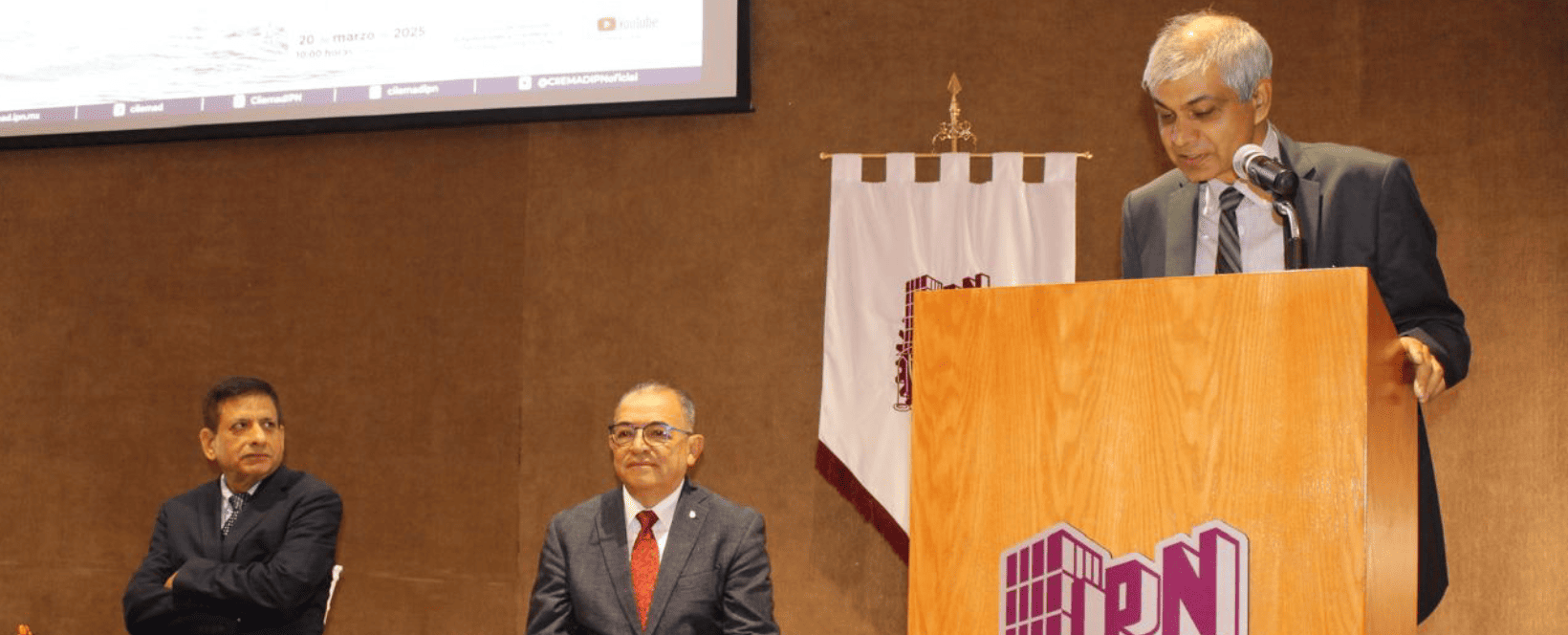 Ambassador Dr. Pankaj Sharma attended the 10th edition of the Patrimonial Chair on Environment at the Instituto Polit??cnico Nacional (IPN) 20.03.2025