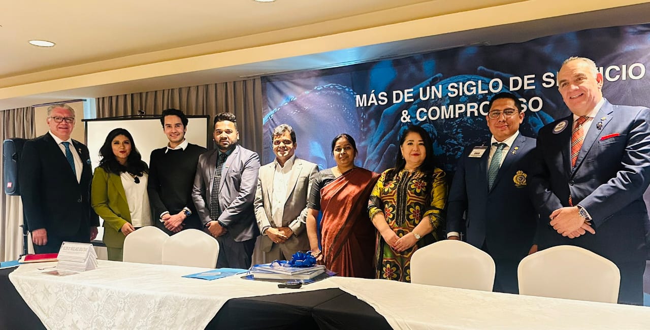 DCM Ms. Deepti Ganji participated in an event organised by Rotary Club Mexico City 05.08.2025