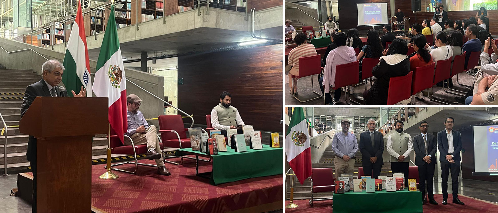 Donated books on Indian culture, history and technology to Bibloteca Vasconcelos 27.09.2025