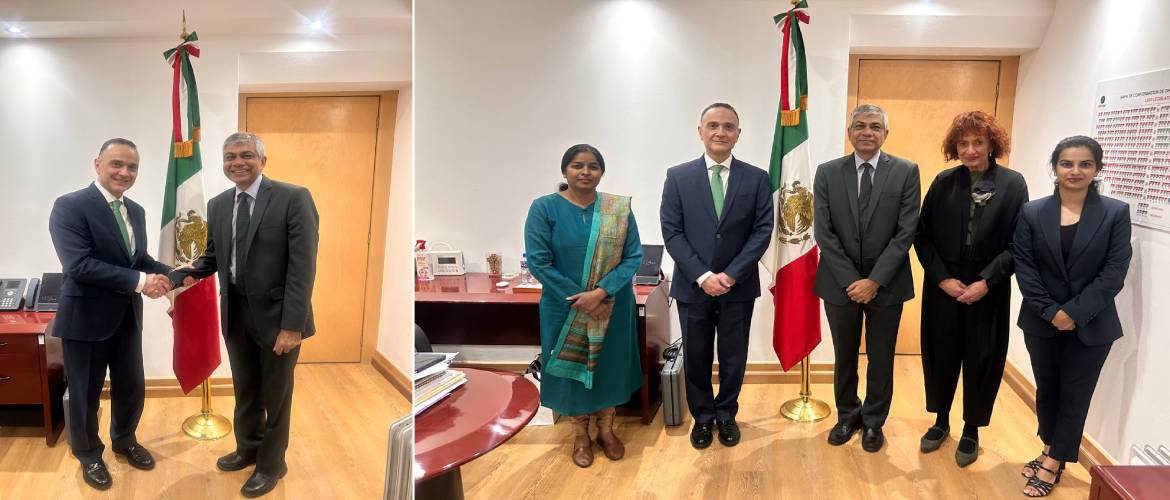 Ambassador in a meeting with Mr. Mauricio Farah Gebara, Secretary General of the Chamber of Deputies of Mexico 10.12.2024