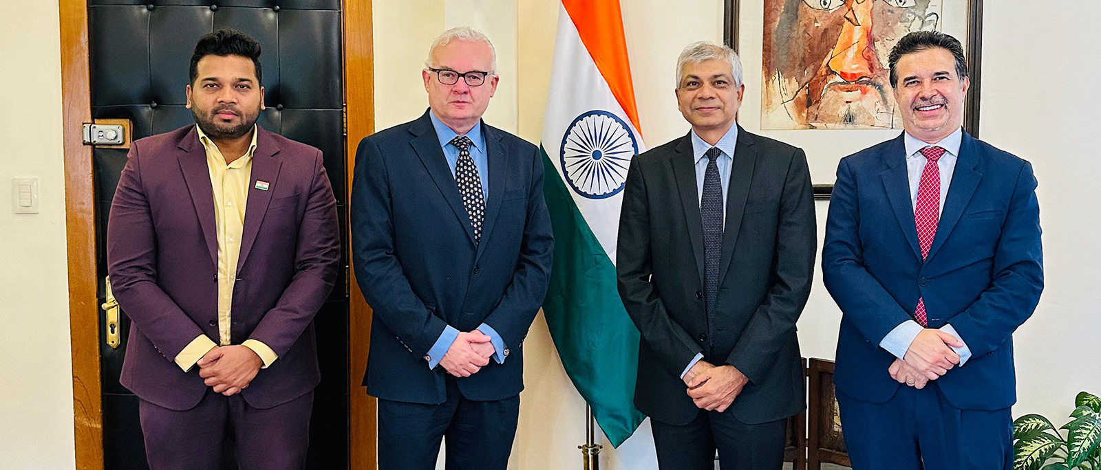 Ambassador met Mr. Diego Barton, President of ANTAD. Fruitful exchange on India Mexico opportunities in retail, supply chains &amp; consumer markets 19.08.2025