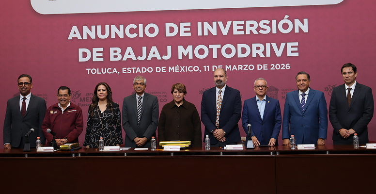 Attended the announcement of Bajaj Auto’s investment in the State of Mexico alongside H.E. Ms. Delfina Gómez Álvarez, Governor of the State of Mexico; H.E. Ms. Laura González Hernández, Secretary of Economic Development; and senior dignitaries 11.03.2026