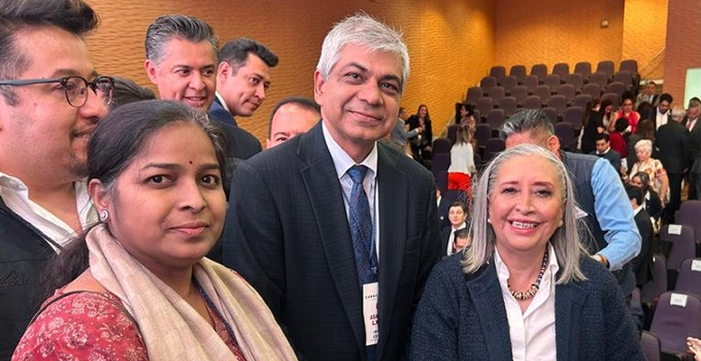Attended the Annual General Meeting of CANACINTRA, the Mexican National Chamber of the Manufacturing Industry and congratulated Dr. Maria de Lourdes Medina Ortega on her unanimous re-election as National President of the chamber 03.03.2026