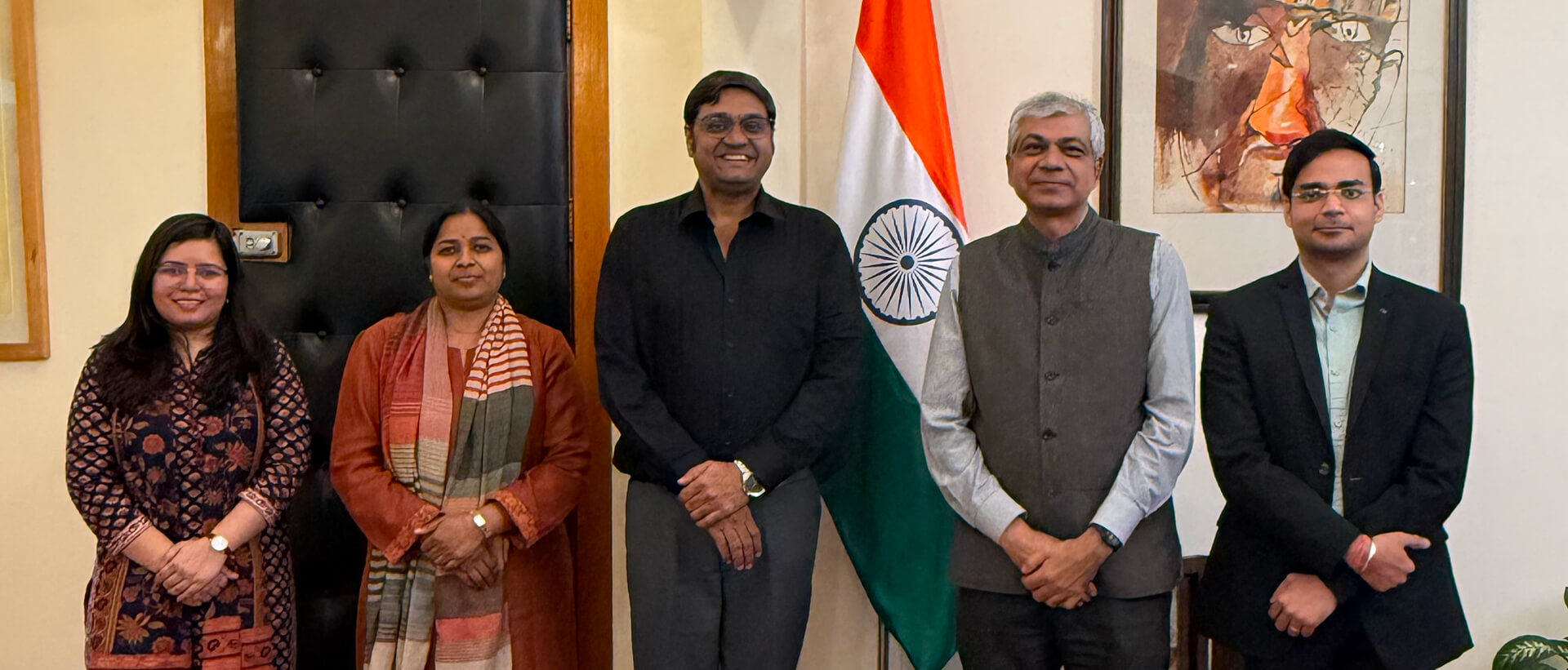 Ambassador and DCM met Dr. Raghunandan Jagdish, MD &amp; CEO of Nandan GSE Pvt. Ltd., discussions focused on expanding investment and strengthening India–Mexico collaboration in aerospace and advanced manufacturing 22 April 2026