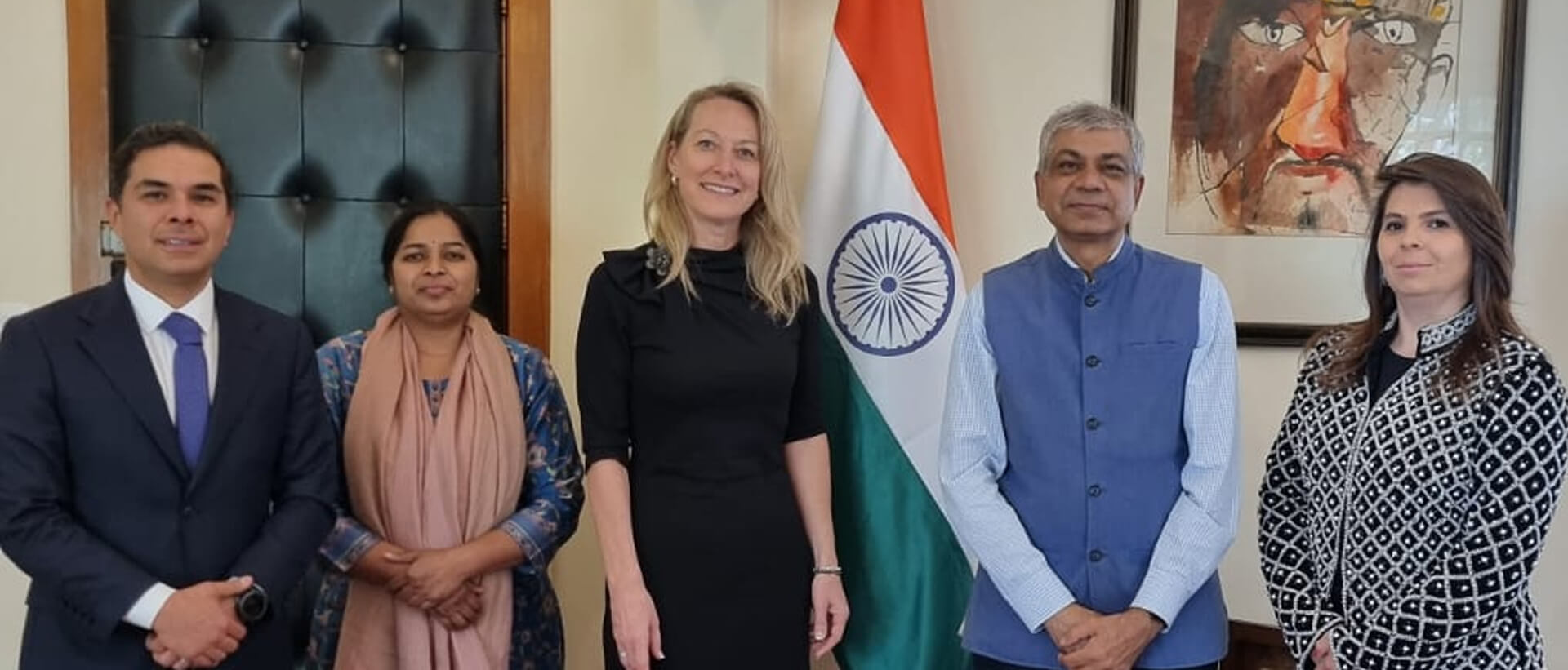Ambassador and DCM met with Ms. Calista Redmond, VP for Global AI Initiatives at NVIDIA, discussions focused on advancing India–Mexico collaboration in AI, capacity building, and shared digital growth 23 April 2026