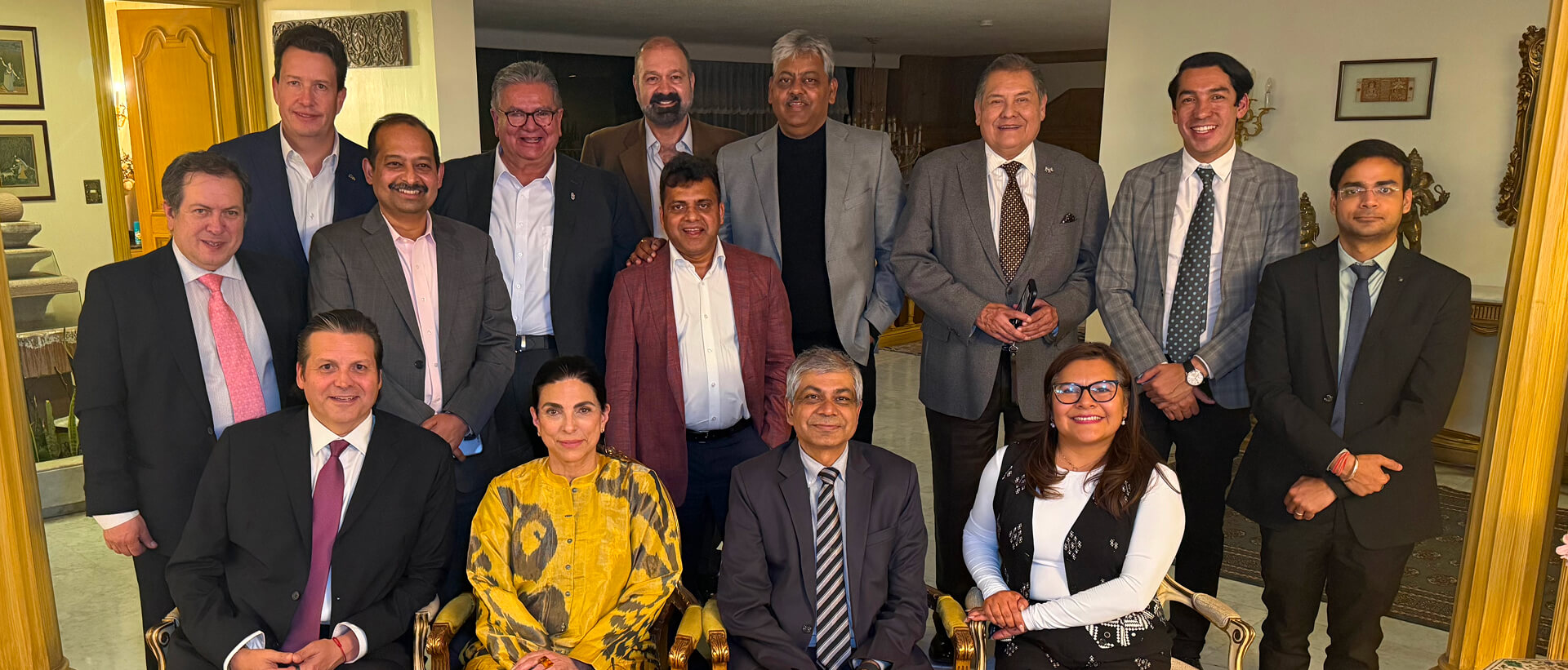 Ambassador hosted an engaging evening at India House with Members of Mexico’s Chamber of Deputies, H.E. Ms. Marcela Guerra Castillo and H.E. Ms. Zaria Aguilera Claro, along with guests, discussions focused on India–Mexico ties across business, healthcare, and shared democratic values 22 April 2026