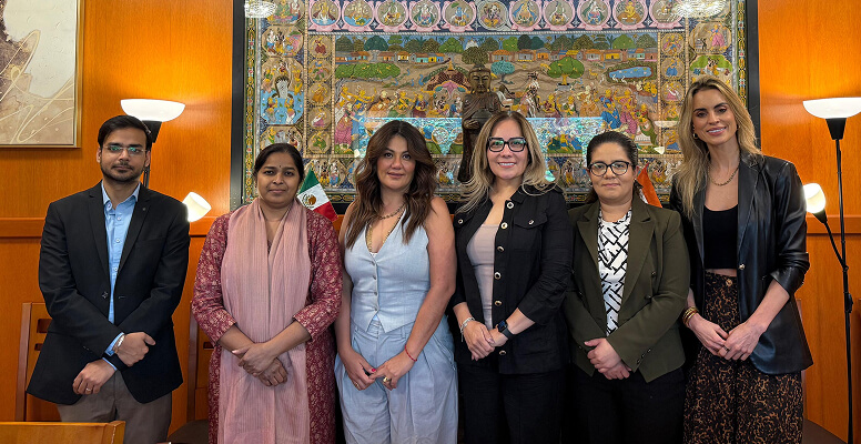 DCM Ms. Deepti Ganji met with Ms. Mariana García Martín del Campo, Ms. Ericka Toxtle, and Ms. Gabriela Cárdenas of Tiancun Avocado Products to discuss entry into the Indian market, regulatory pathways, and long-term collaboration in the agri-food sector 07 April 2026
