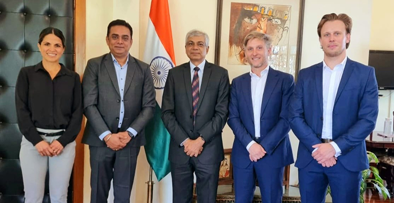 A pleasure meeting Mr. Santosh V, Director – Sales and Marketing, Mother India Forming Pvt. Ltd., and Ms. Christian Eiber, Managing Director, CEE 29 June 2026.