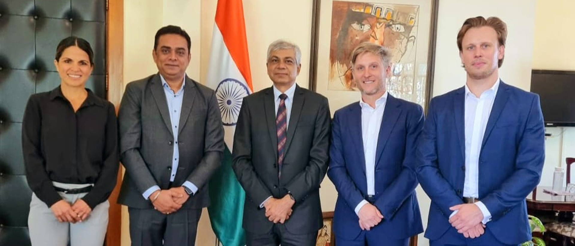 A pleasure meeting Mr. Santosh V, Director – Sales and Marketing, Mother India Forming Pvt. Ltd. and Ms. Christian Eiber, Managing Director, CEE 29 June 2026