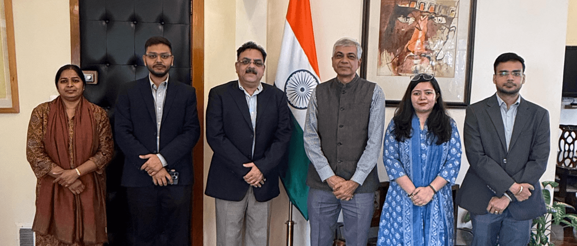 Met with Mr. Manoj Jajodia, Owner &amp; Managing Director, and Mr. Ayush Jajodia, Business Development Engineer, of Onoma India Pvt. Ltd., to discuss strengthening India–Mexico collaboration in advanced manufacturing and industrial innovation 05 June 2026