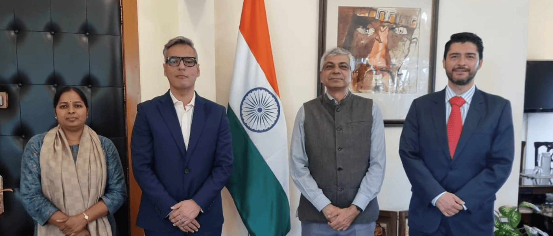 Met with Mr. Sergio Covarrubias, ITEC alumnus, and Mr. Camilo Marrugo, Co-Founder &amp; CEO of Kiki LATAM, to discuss opportunities for collaboration with Indian businesses in logistics and trade finance 16 June 2026