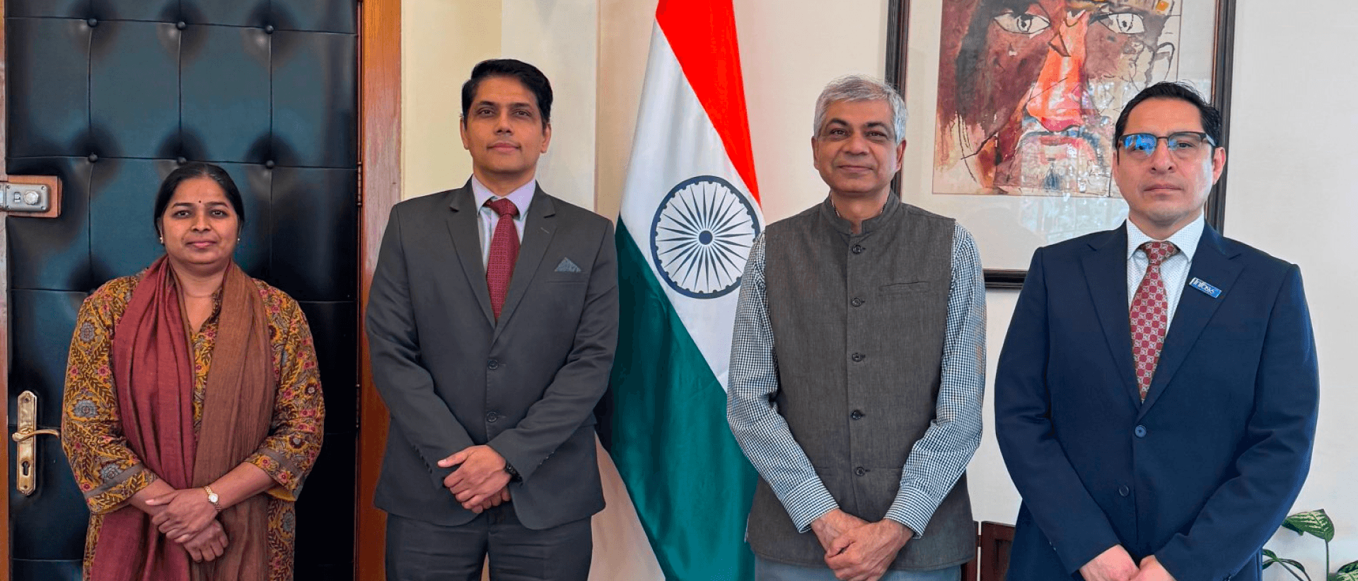 Met with Mr. Nitin Baravkar, Country Head of Infosys for Mexico, Chile and Argentina, to discuss strengthening India–Mexico cooperation in technology, innovation and the digital economy 05 June 2026