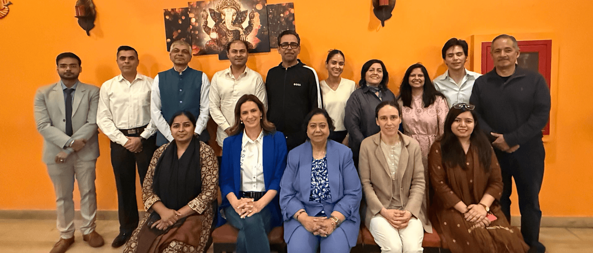 Met with Acharya Prayagraj Hule and distinguished guests to exchange views on India's timeless Vedanta tradition and its contribution to holistic well-being, cultural exchange and stronger people-to-people ties between India and Mexico 15 June 2026