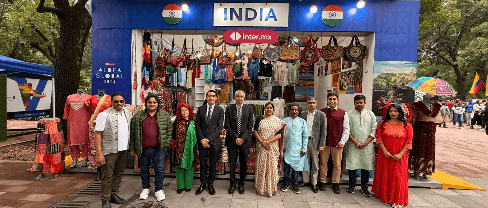 Participated in Aldea Global 2026 in Mexico City, showcasing India's rich cultural heritage, traditions, handicrafts and creativity through the India Pavilion 09 June 2026