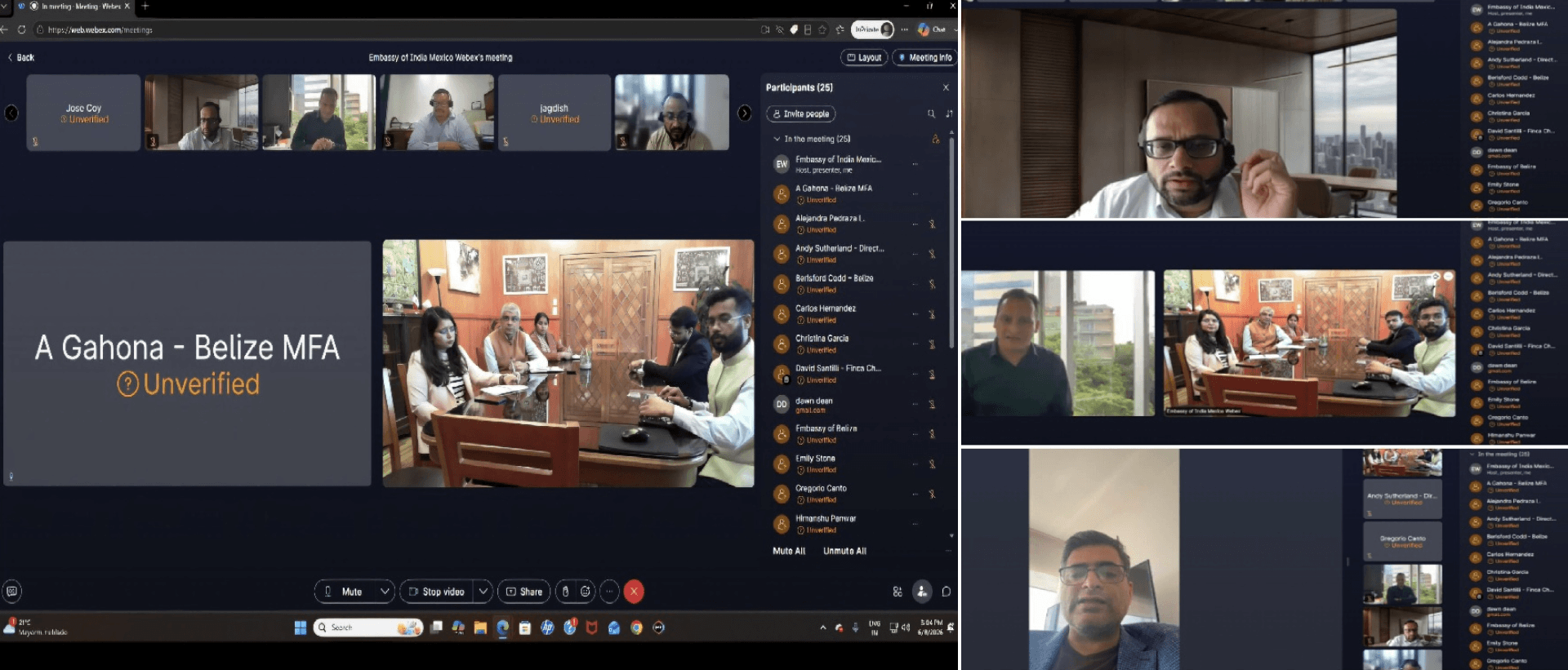 Facilitated a virtual conference between stakeholders from India and Belize to explore opportunities for advancing sustainable cacao cultivation and strengthening bilateral cooperation in the agricultural sector 08 June 2026
