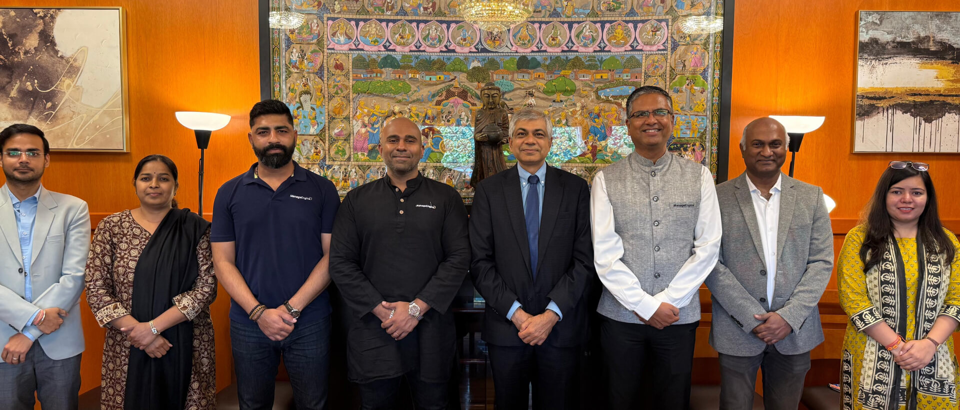 Met with Mr. Rajesh Ganesan, CEO, and the leadership team of ManageEngine (Zoho Corporation) to discuss the company's expansion plans in Mexico and opportunities to strengthen India–Mexico collaboration in digital technologies 20 July 2026 