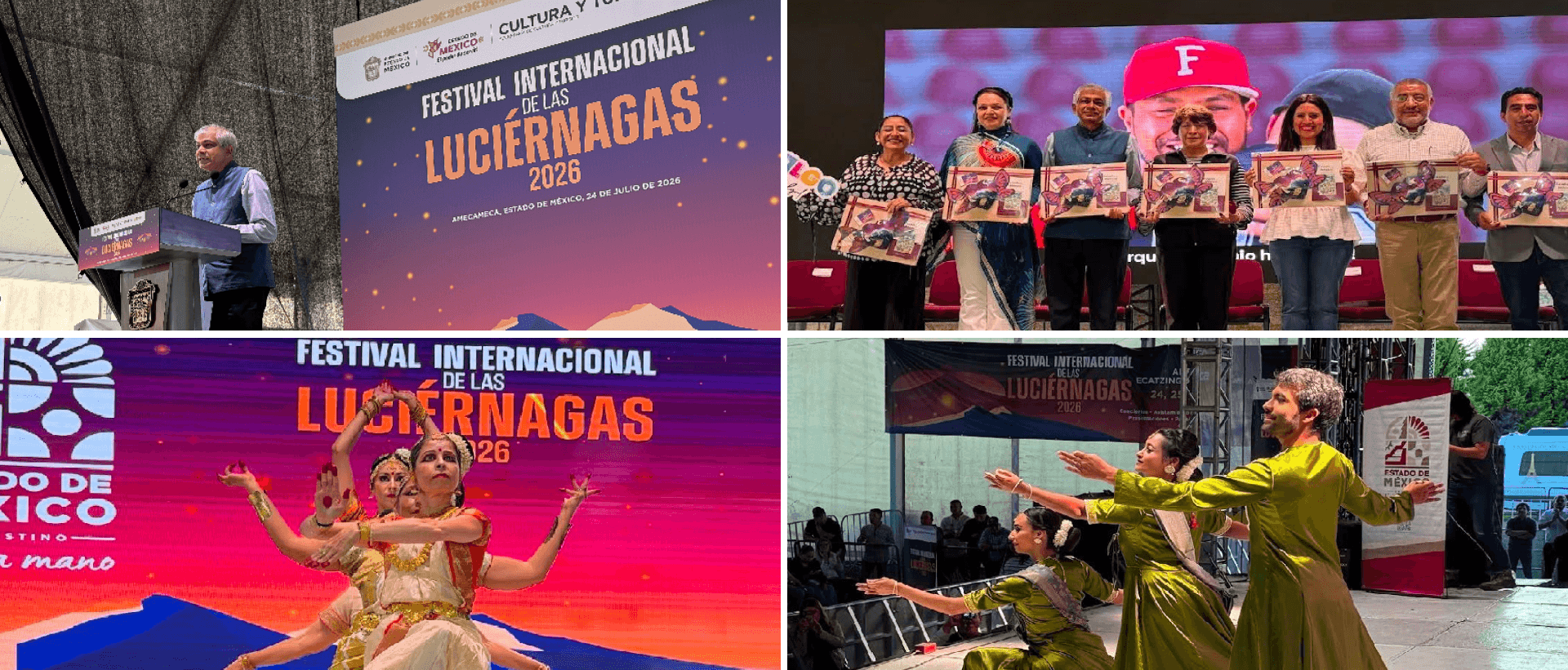 Attended the International Firefly Festival 2026 in Amecameca, State of Mexico, celebrating India as the Guest Country of Honour and reaffirming the strong cultural partnership between India and Mexico 24 July 2026 