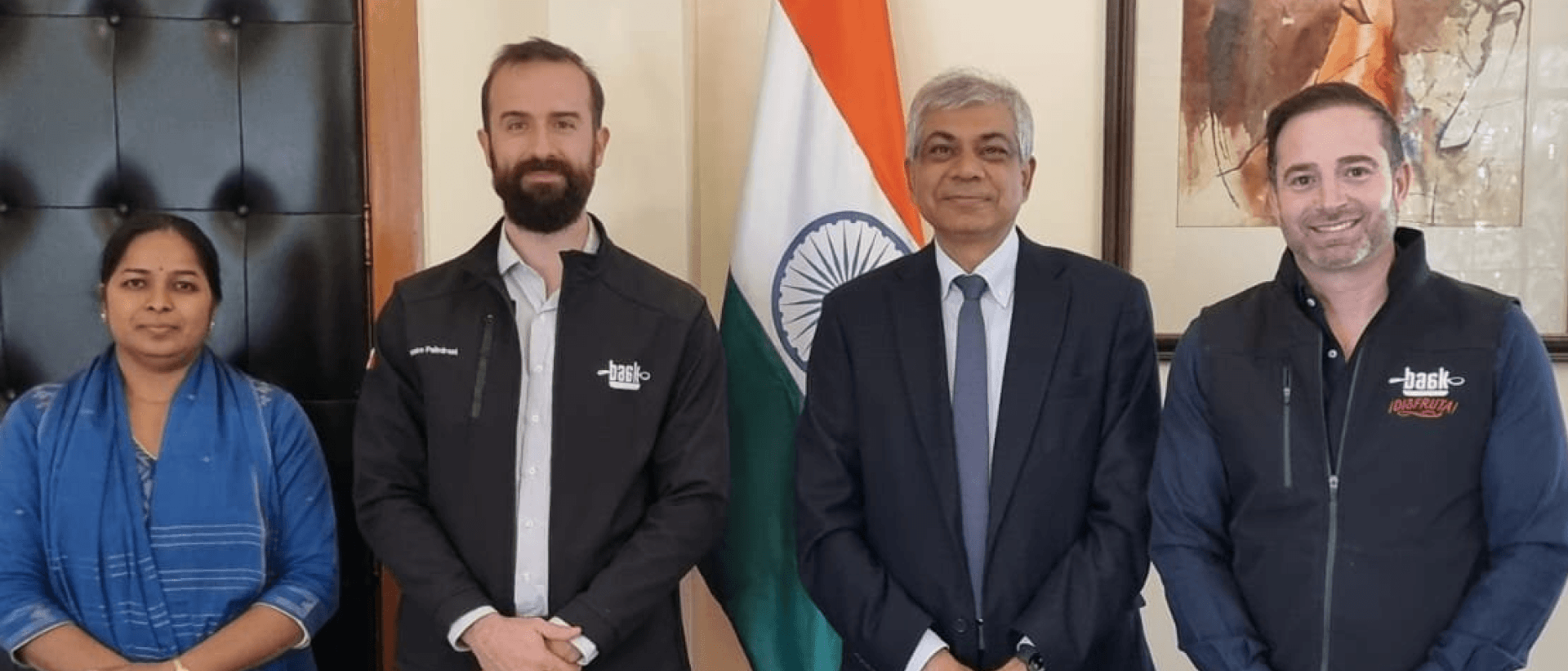Met with Mr. Alejandro Barrios, Founder & CEO, and Mr. Francesco Palmirani, General Manager of BAAK Bone Broth, to discuss opportunities for strengthening India–Mexico collaboration in the healthy food sector 29 July 2026 