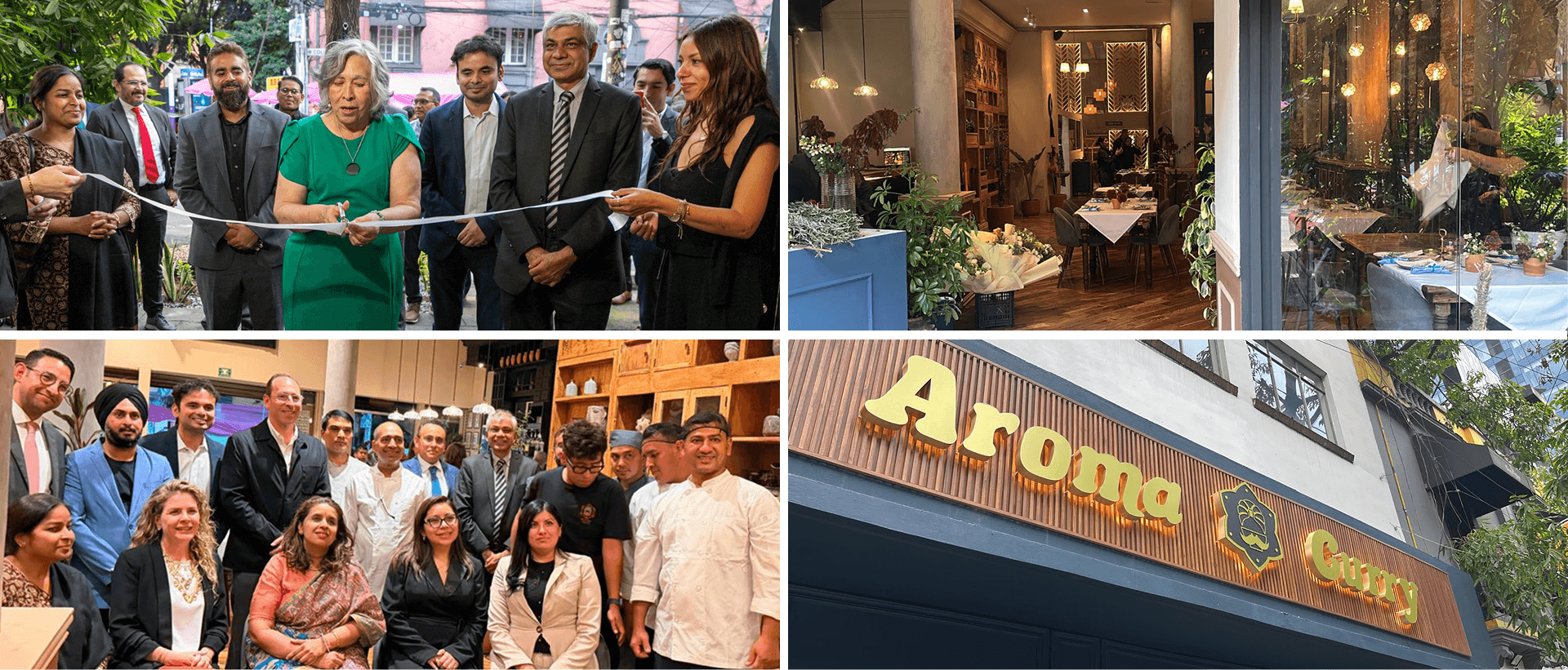 Delighted to join the inauguration of Aroma Curry’s new restaurant in Mexico City, in the presence of H.E. Ms. María Estela Ríos González, Minister of the Supreme Court of Justice of Mexico, celebrating Indian cuisine and its growing appreciation in Mexico 12 August 2026