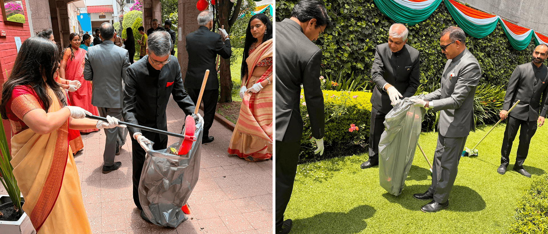As part of the 80th Independence Day celebrations, a Swachhta campaign was organised by the Embassy, promoting cleanliness, civic responsibility and the spirit of Swachh Bharat 15 August 2026