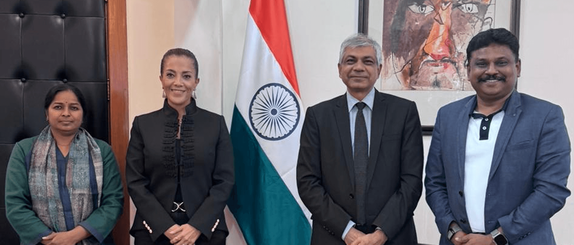 Met Mr. Venkatesh, CEO & MD, WTT International, and Ms. Ana Márquez, Regional Manager, WTT International, to discuss India–Mexico cooperation in sustainable water management 27 August 2026