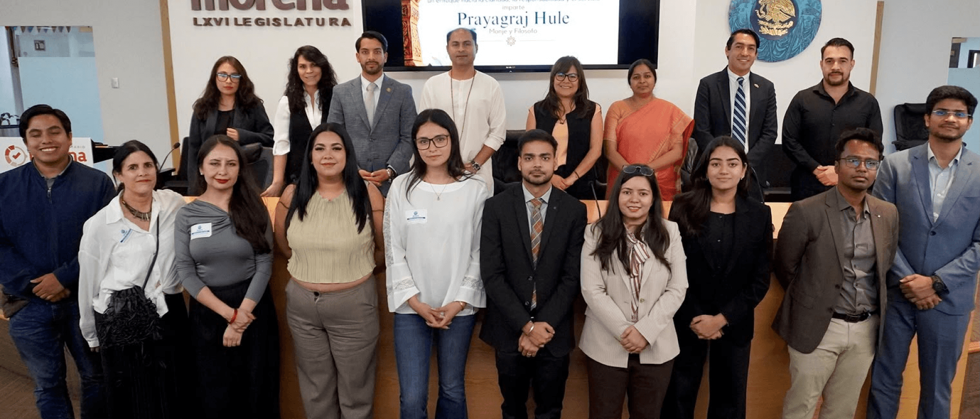Session on “Leadership from Within: A Vedanta Approach to Clarity, Responsibility and Service” hosted by the Chamber of Deputies of Mexico, strengthening India–Mexico parliamentary and cultural engagement 22 September 2026