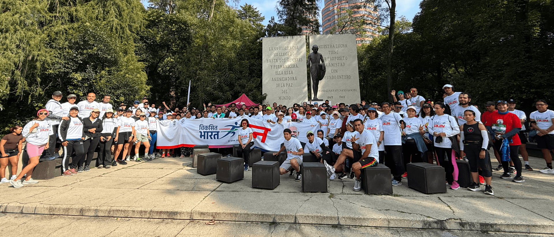 Celebrating the Viksit Bharat Run in Mexico City, bringing India and Mexico together through sport, friendship and well-being 20 September 2026