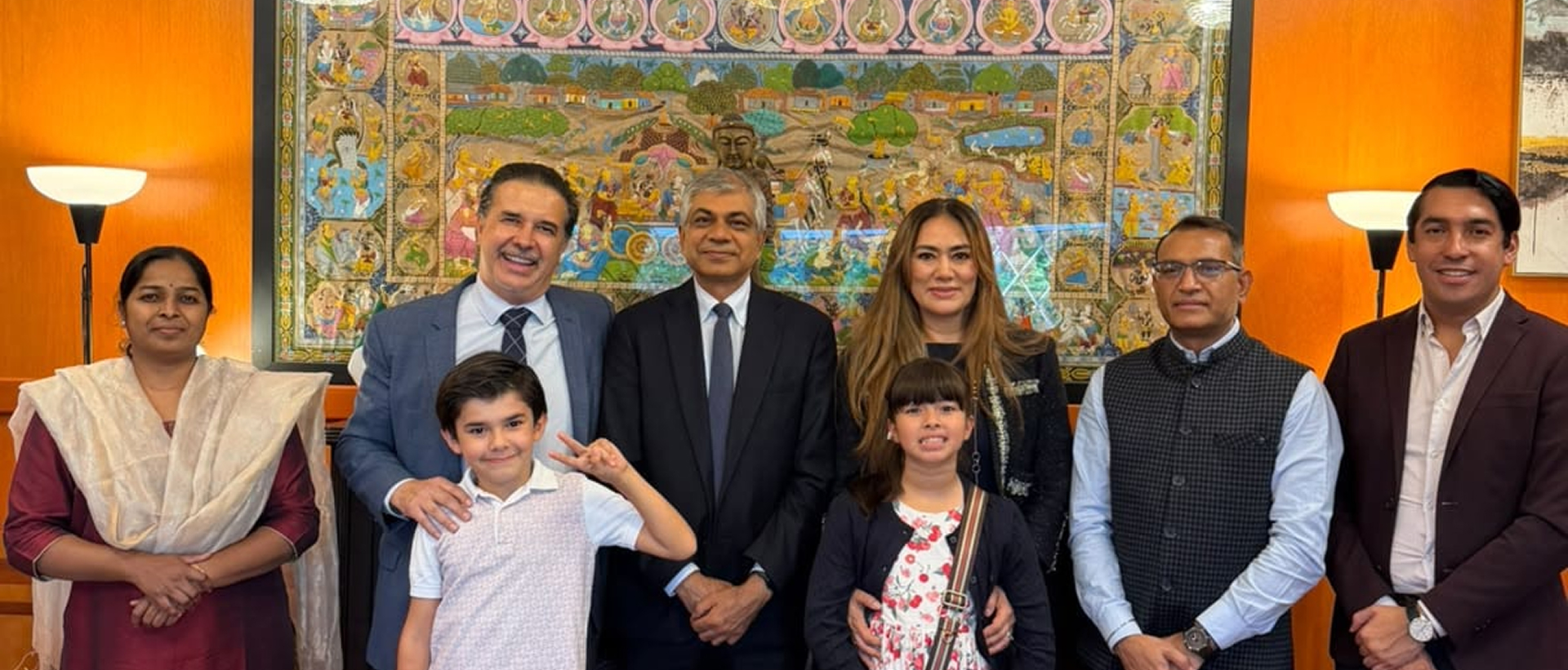 Met Mr. Luis de Ovando Mantilla, VP, Indmex Council and his family as they bid farewell to the Ambassador, celebrating the enduring friendship between India and Mexico 28 September 2026